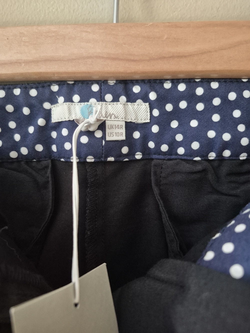 BODEN NWT Black Womens Pants, SIZE 10 US - Picture 2 of 8